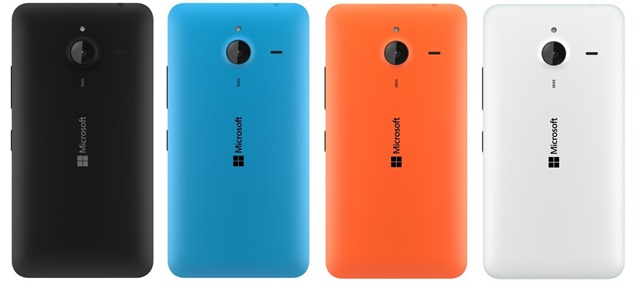 Microsoft Lumia 640 XL colors