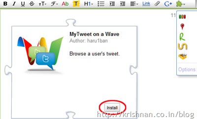 My-tweet-on-wave-button-Status-Install-extention
