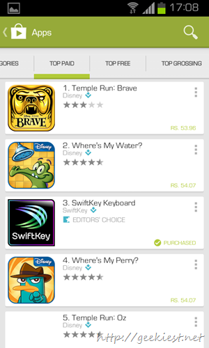 New Google Play store design   2