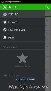 Official ESPN Football application for Android 6