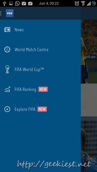Official FIFA Application for Android 6