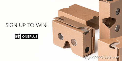 OnePlus Cardboard–Price, Availability and Giveaway