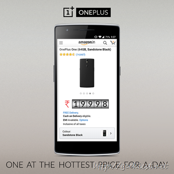 OnePlus announce Price Drop of OnePlus One in India
