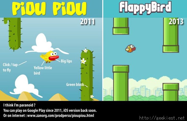Piou Piou vs Flappy Bird