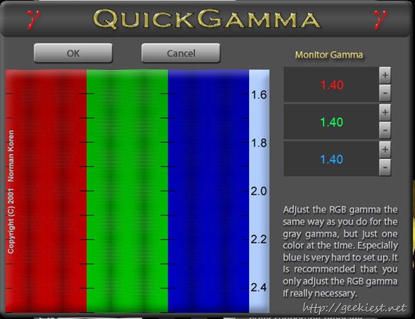QuickGama- RGB Gama