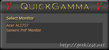 QuickGama-multiple monitor