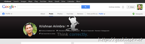Reduce the Google Plus cover photo height