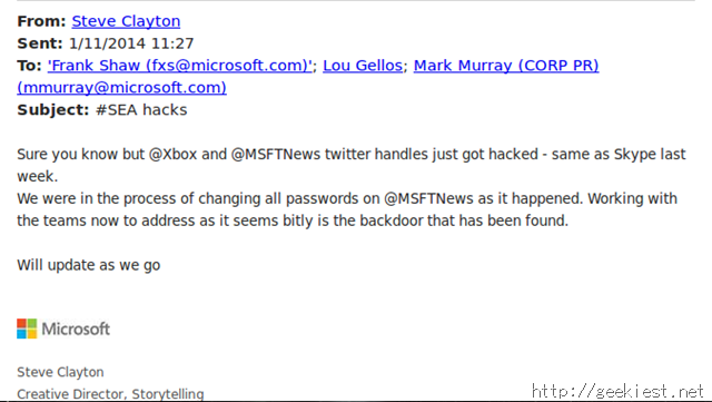 SEA hacks Microsoft email accounts 2