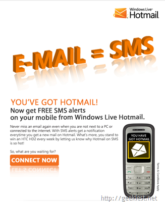 SmS-Alert-Hotmail