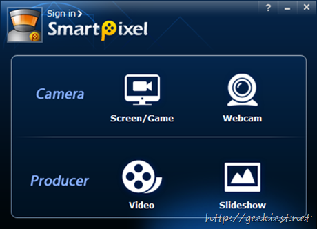 SmartPixel  Camera and Producer