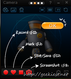 Smartpixel Screen Capture options