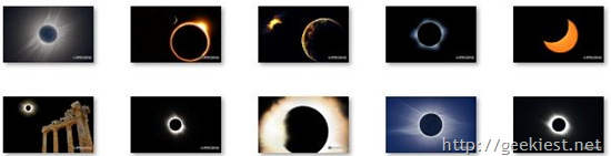 Solar Eclipse Windows 7 Theme