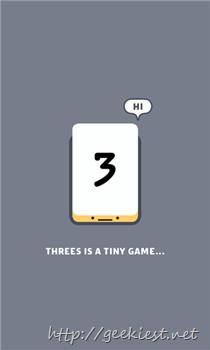Threes available for Windows Phones now