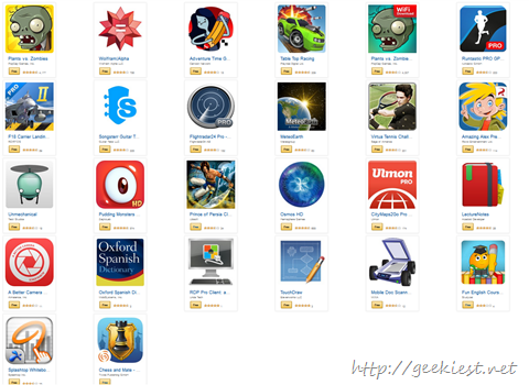 USD105 worth games and Apps free for Android devices