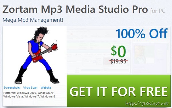 Unlimited  Zortam Mp3 Media Studio Pro giveaway