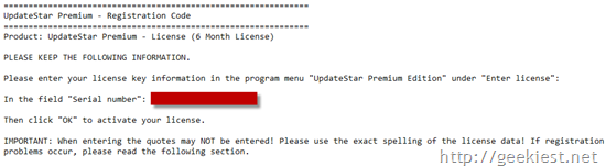 UpdateStar Premium - License (6 Month License)