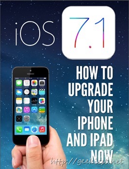 Upgrade your iPhone and iPad