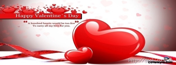 Valentines Day Facebook cover  3