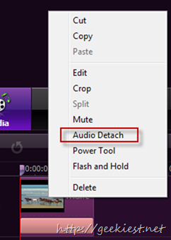 Video Editor Audio Detach