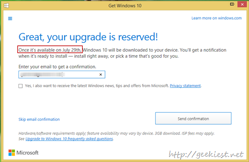 Windows 10 release Date