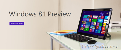 Windows 8.1 Preview is available