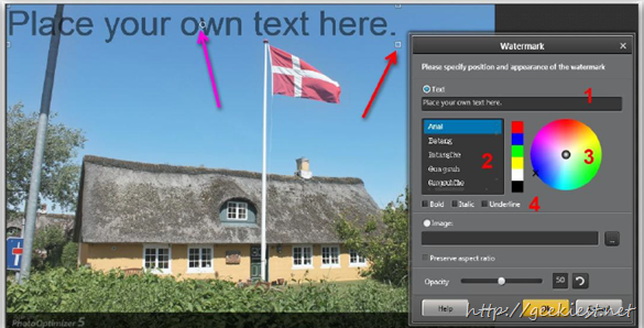 adding Watermark