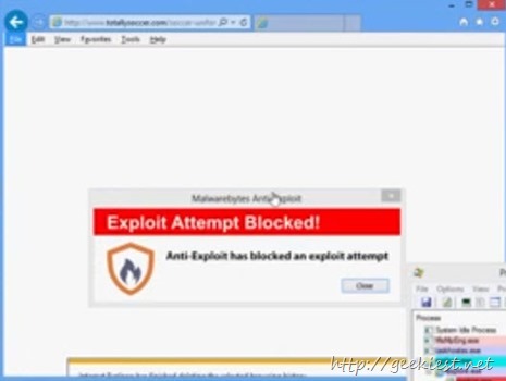 exploit blocked