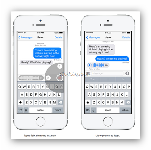 iOS 8 Messages