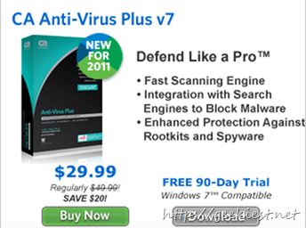 Free CA Anti-Virus Plus V7 Free CA Anti-Virus Plus V7