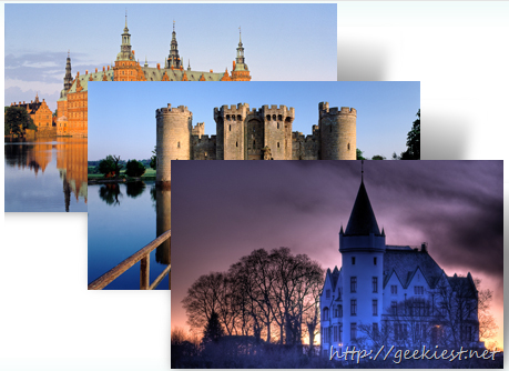 Castles of Europe Windows 7 theme from Microsoft