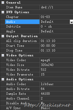 customize the Audio and Video options customize the Audio and Video options