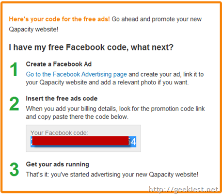 50 worth Facebook Ads coupon for free