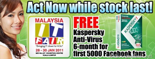 Free Kaspersky Anti-Virus 6 Months full version License 