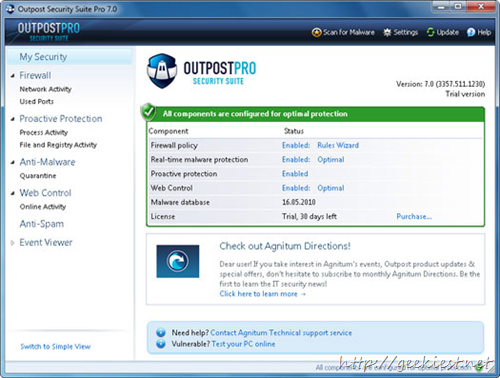 Free Outpost Pro Security Suite 3 Months License key Free Outpost Pro Security Suite 3 Months License key