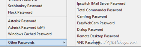 other password recoveries