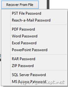 password recovery from files