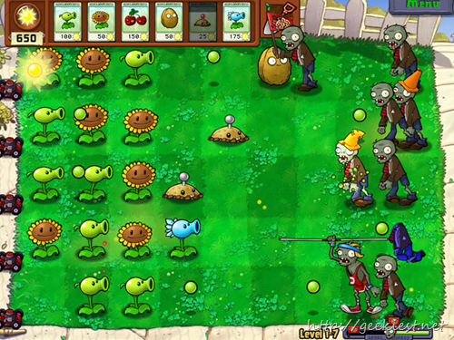 Plants vs Zombies play online