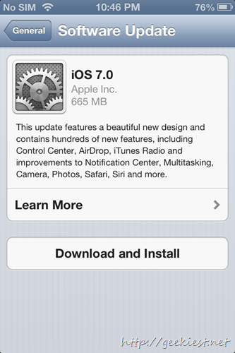 upgrade to iOS7    Screenshots 4