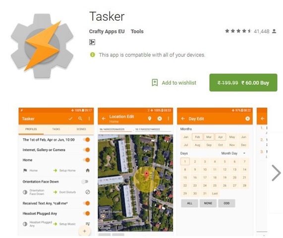 Meyella Føderale Ejeren Tasker the total automation app for Android is on sale for a 70% discount  (Rs. 60/$0.99)